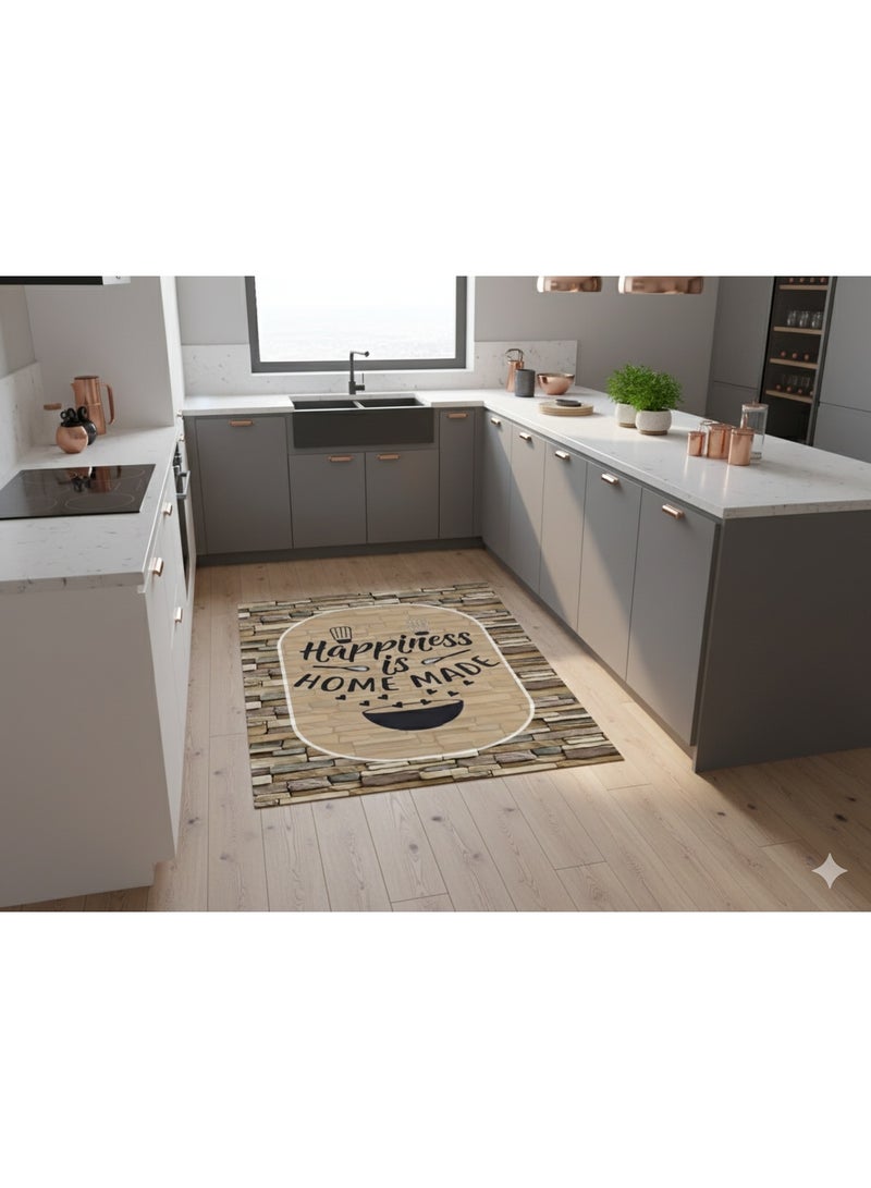 مشاية مطبخ مودرن ثلاثية الأبعاد (3D) - مضادة للانزلاق وقابلة للغسل - تصميم عصري وأنيق - Image 2